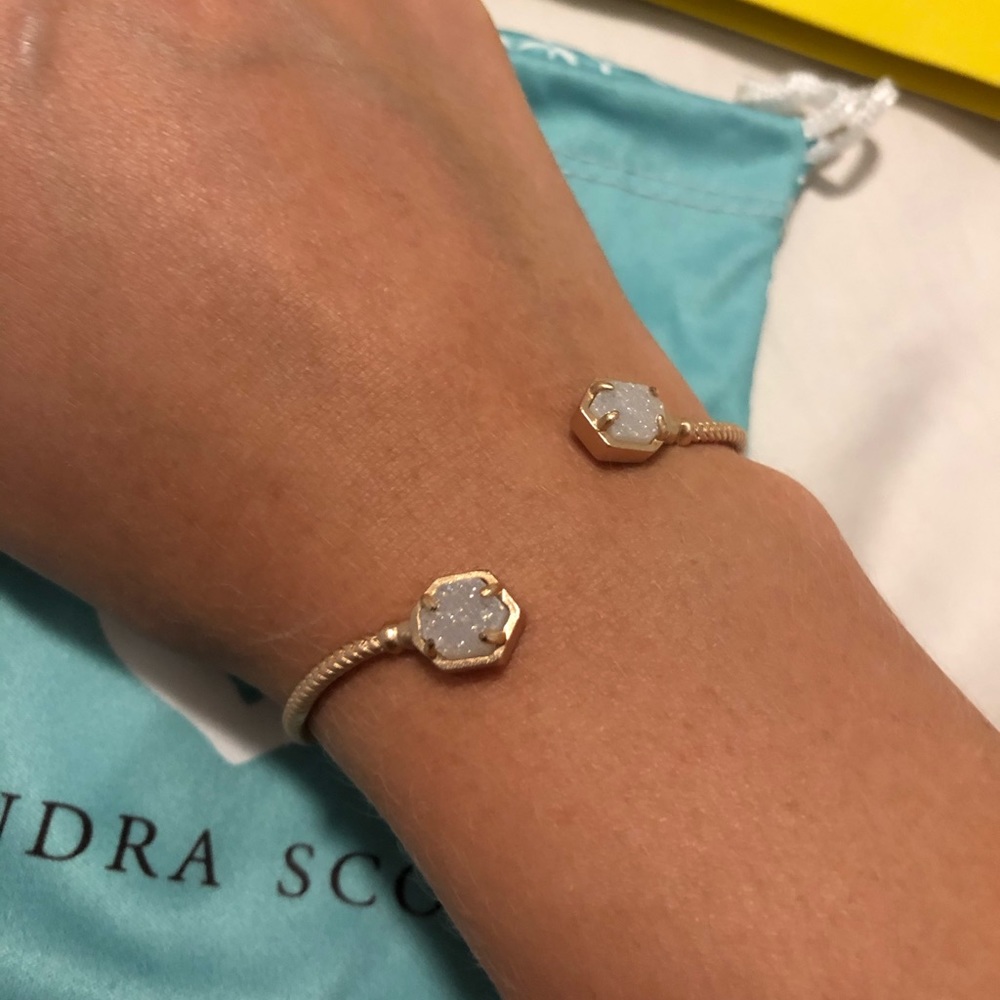 Kendra Scott Jamie Bracelet Rose Gold Iris. Drusy